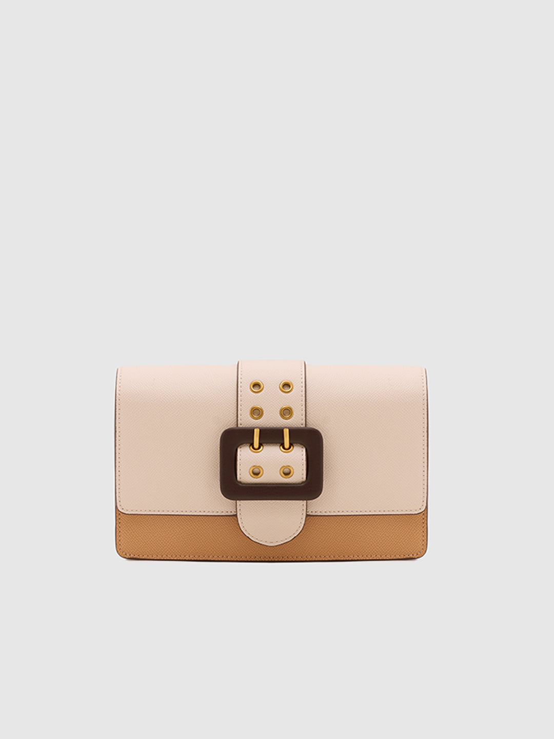 Adrianne Metal Buckle Crossbody Bag